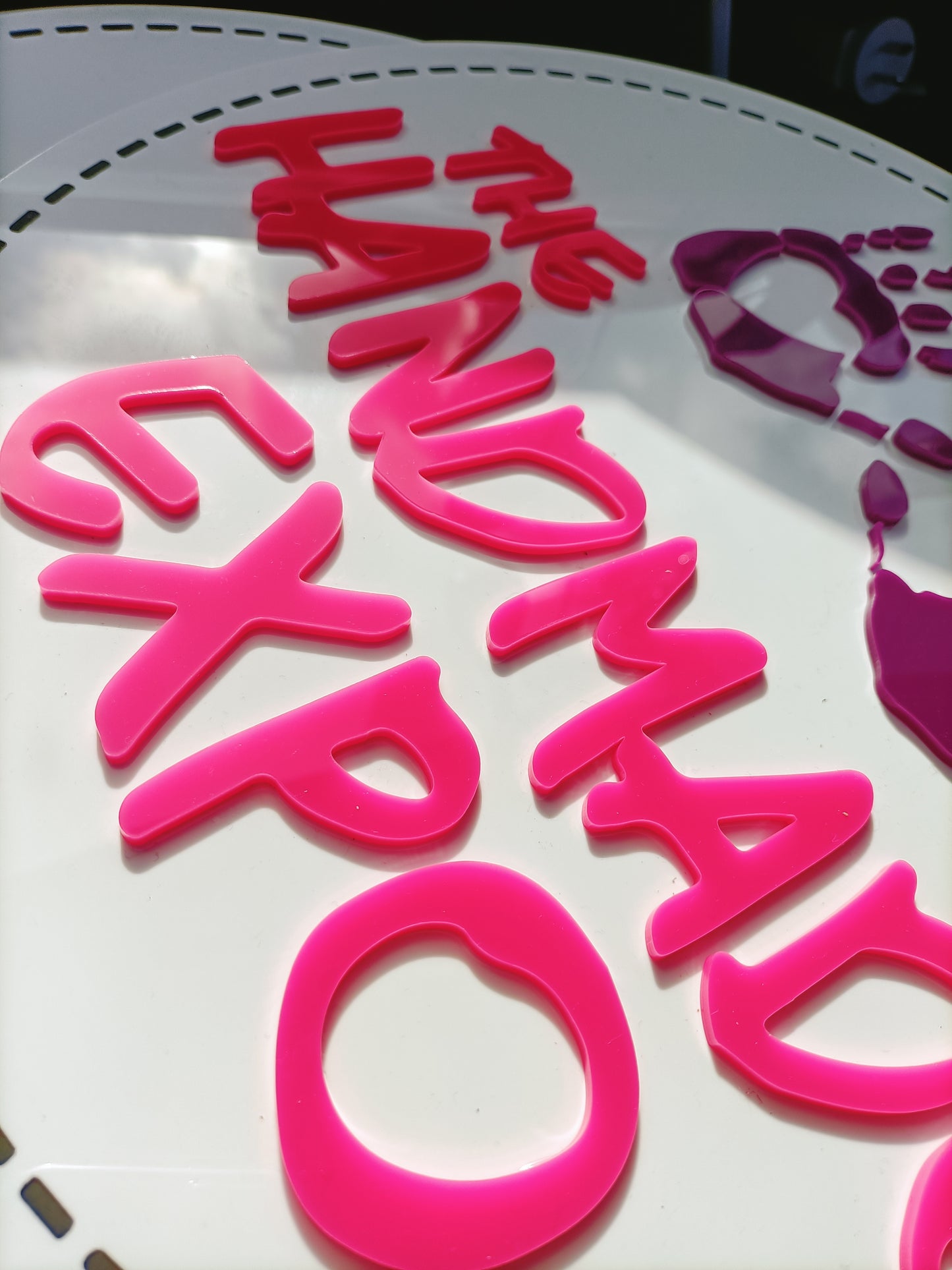 Acrylic Circle Logo Business Sign