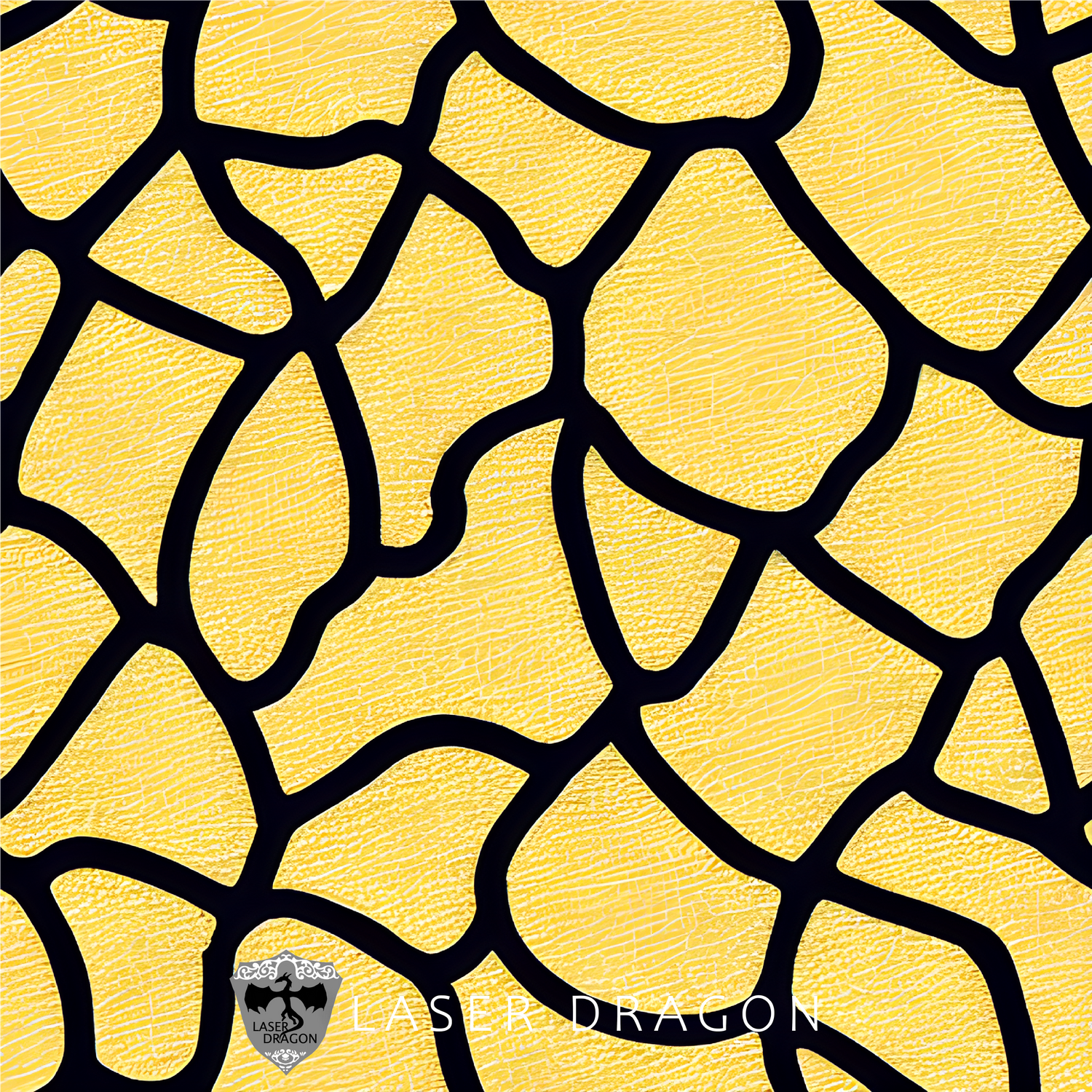 PODA Pattern - Yellow Black Rocky Road