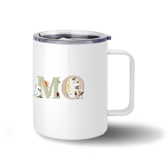 Personalised Name Stainless Steel White Mug