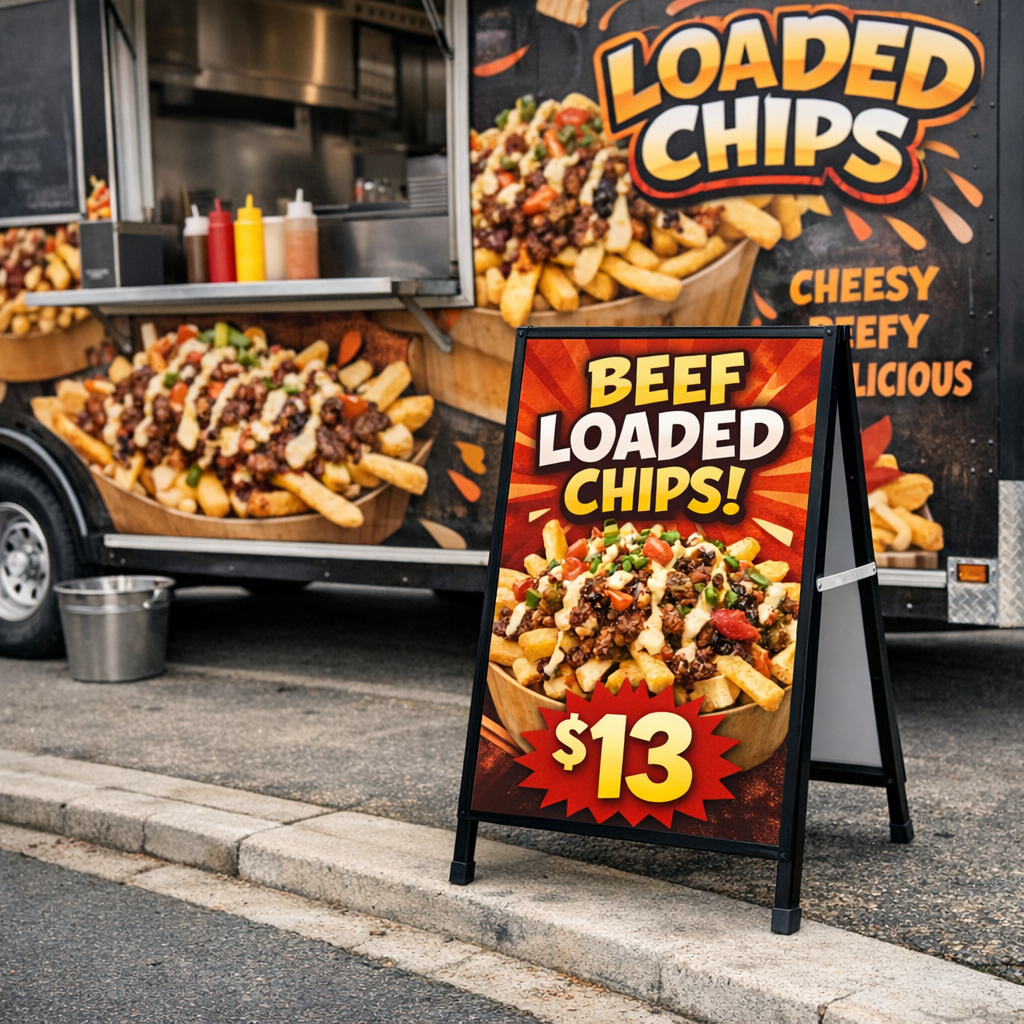 A_frame_sign_food_truck_brisbane