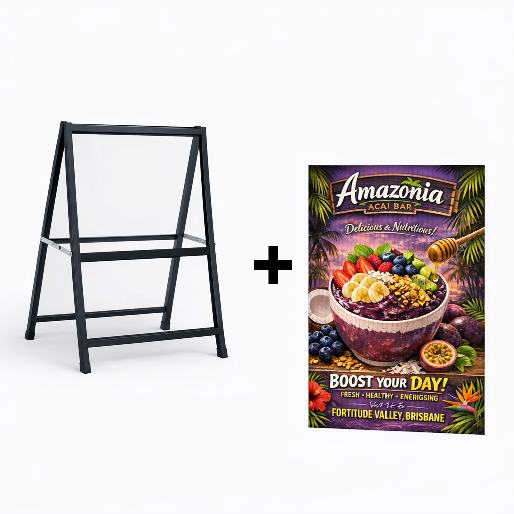 A_frame_sign_plus_one_poster_option