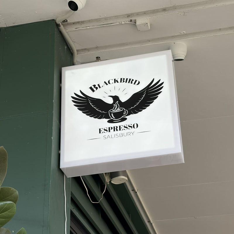 Blackbird Espresso Salisbury Sign