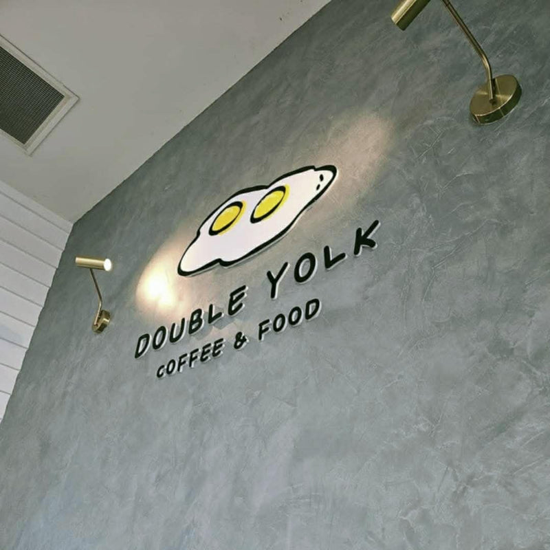 Laser Cut Acrylic Logo for Double Yolk Park Ridge