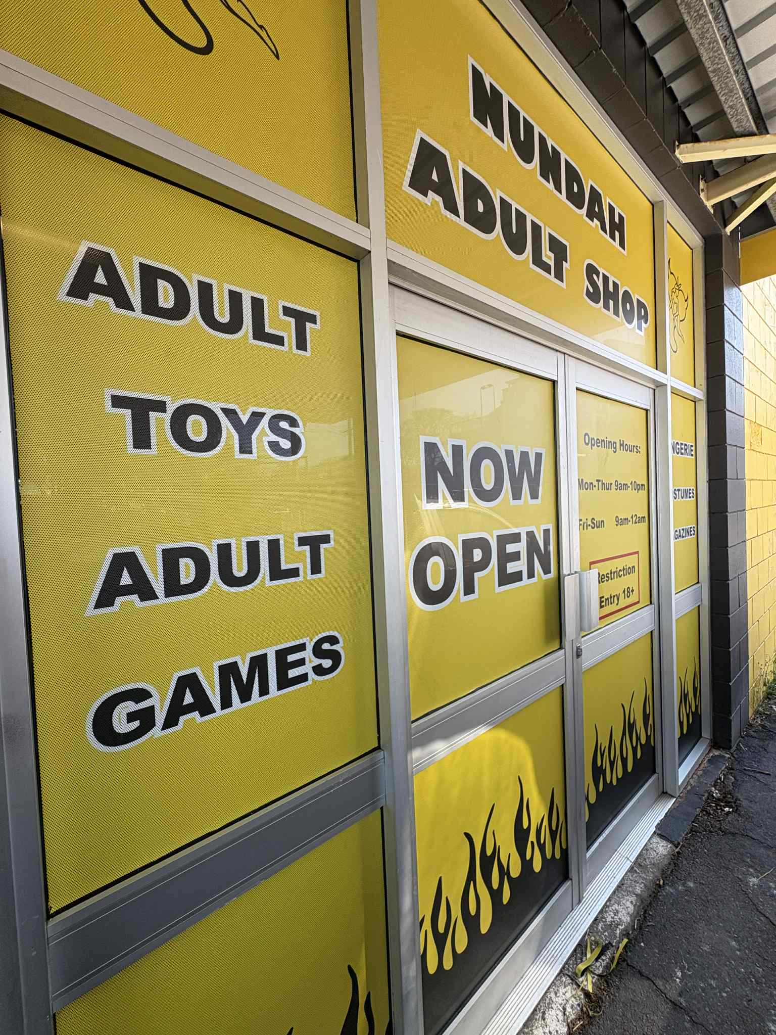 Vinyl Decal at Nundah Adult Shop