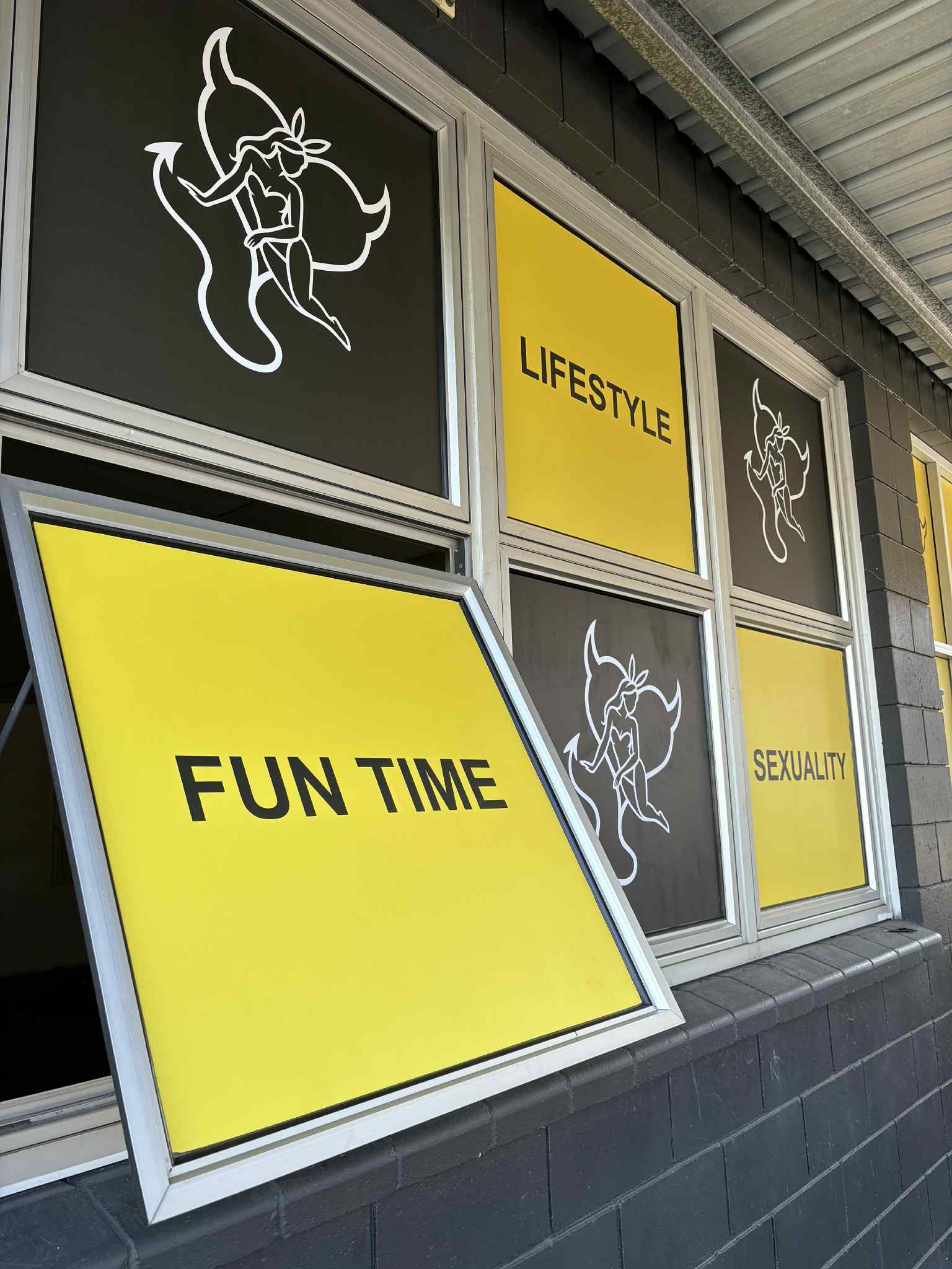 Windows Vinyl Decal at Nundah Adult Shop