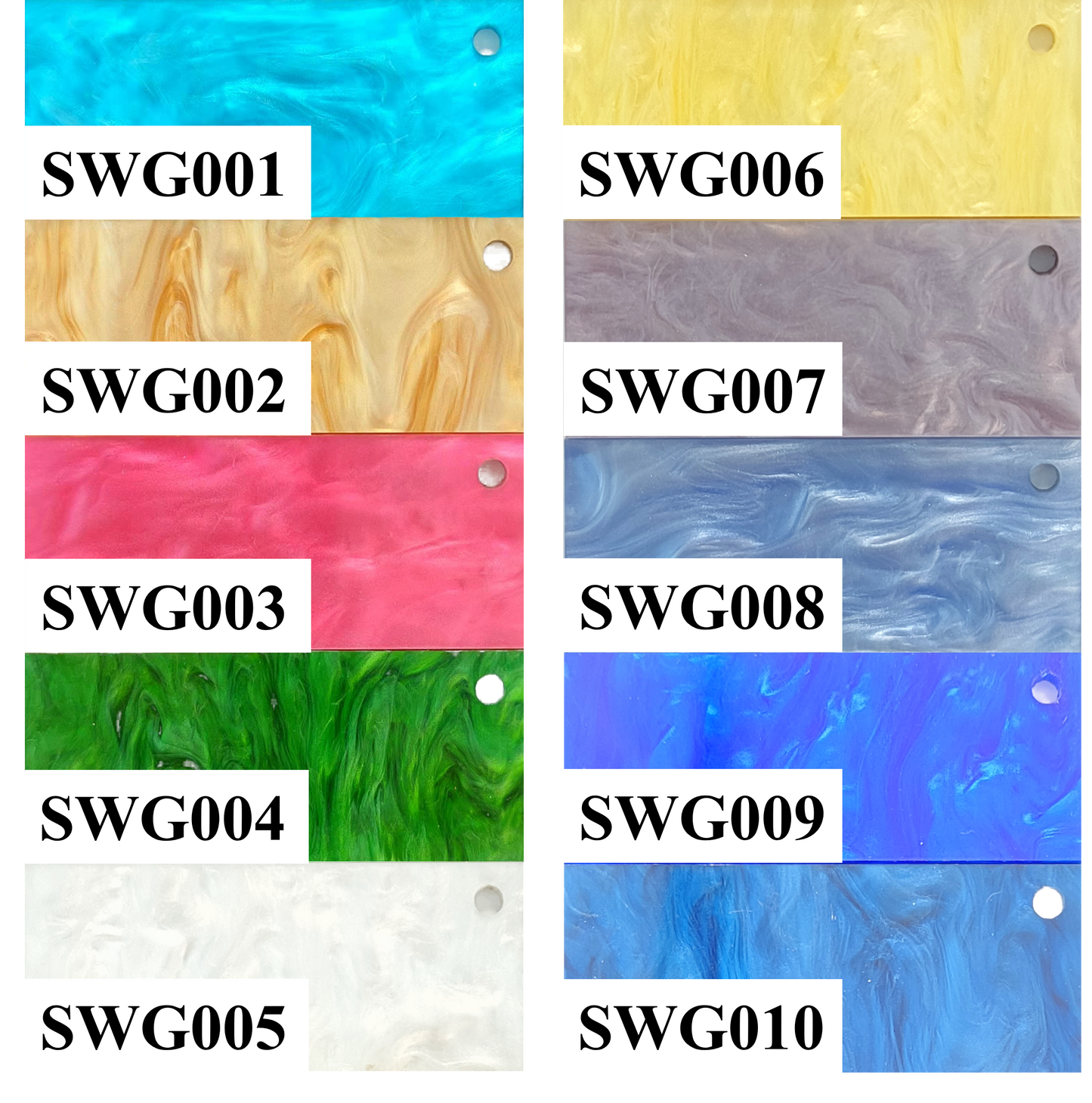 Swirl Colour Set