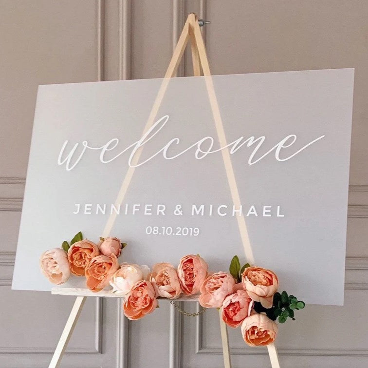 Rectangular Acrylic Welcome Sign – Laser Dragon